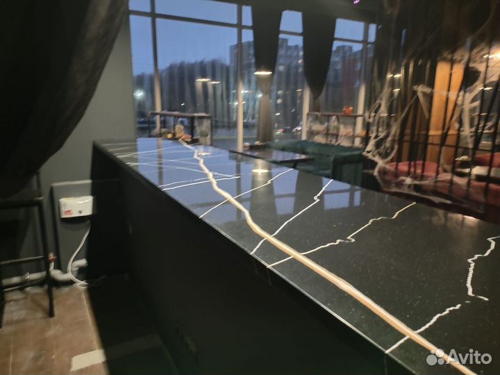 Столешница из камня (кварц, акрил)