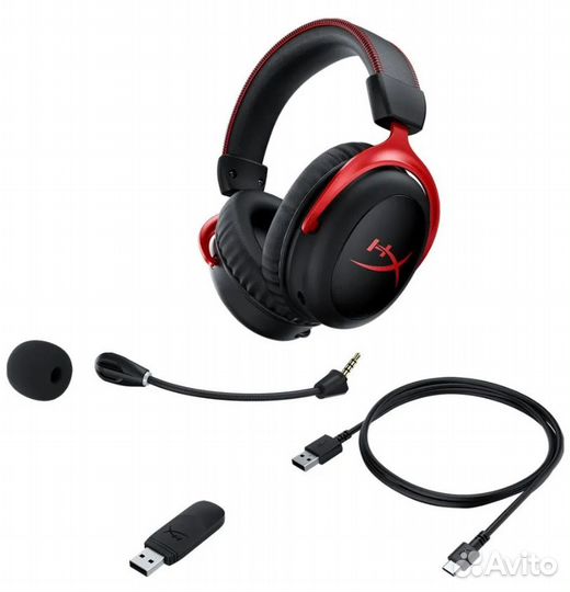 Гарнитура HyperX Cloud II Red/Black (4P5K4AA)