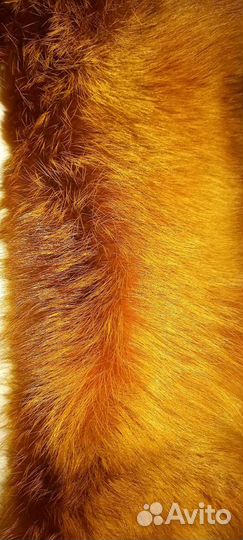 Воротник из меха лисы
