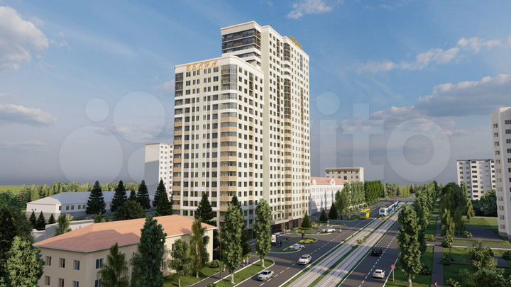 3-к. квартира, 89,5 м², 16/18 эт.