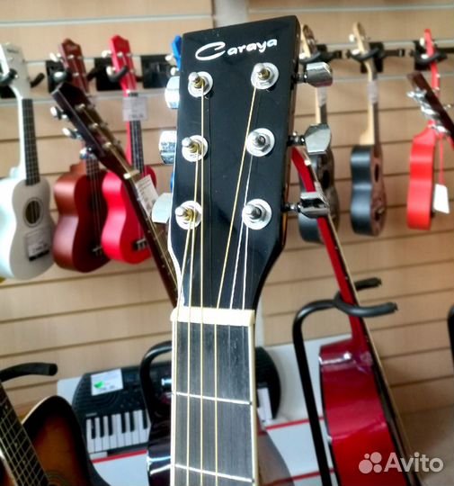 Электро-акустическая гитара Caraya F641EQ-BK