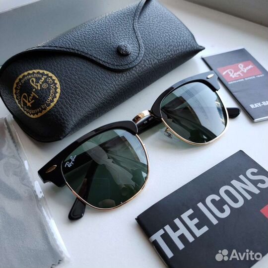 Очки ray ban clubmaster 3016