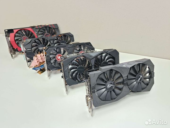 Видеокарты AMD RX/GeForce GTX