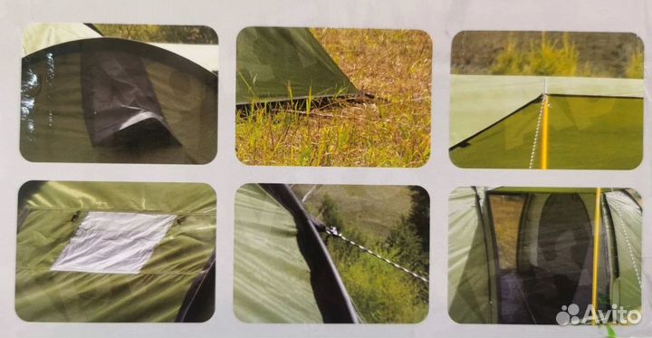 Аренда 4 мест. палатки для кэмпинга и др. снаряж