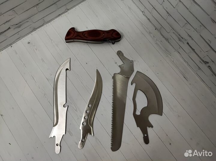 Набор туристический, пила, топор, 2 ножа, в чехле