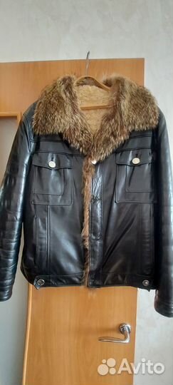 Кожаная куртка мужская