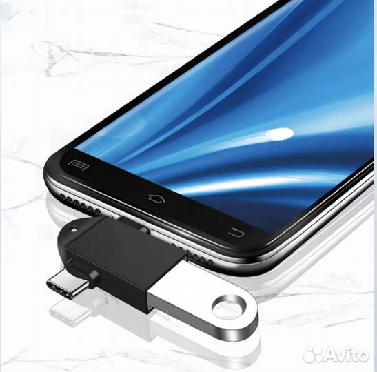 OTG USB переходник 2 в 1