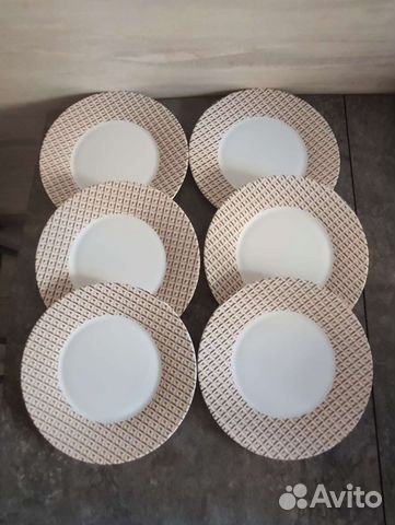 Набор обеденных тарелок, d28 см