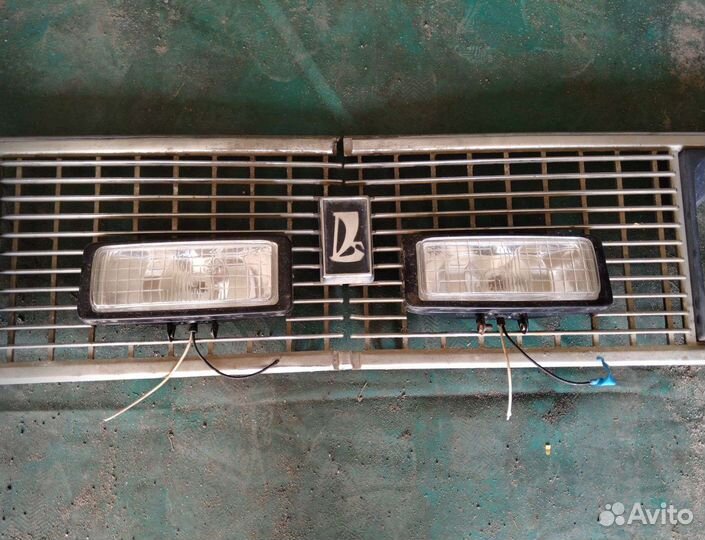 Решетка радиатора ваз 2106 с противотуманками