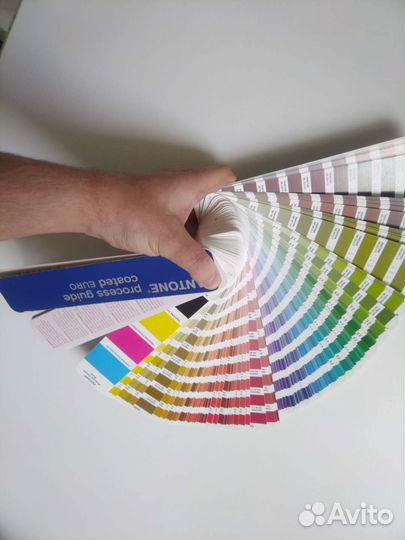 Веер Pantone process guide для шелкографии