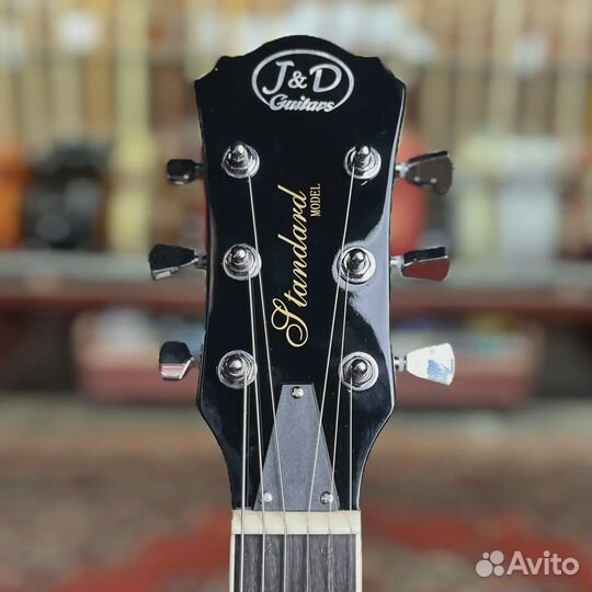 Электрогитара J&D Guitars LSC Les Paul P90 Black