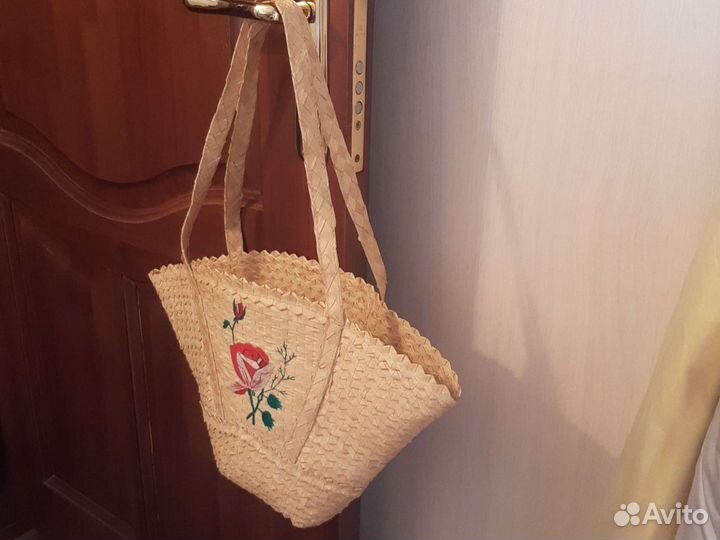 Cумка плетёная корзиночка