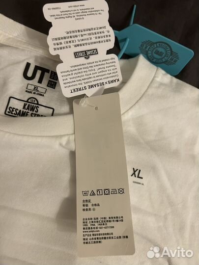 Футболка Kaws Uniqlo XL оригинал