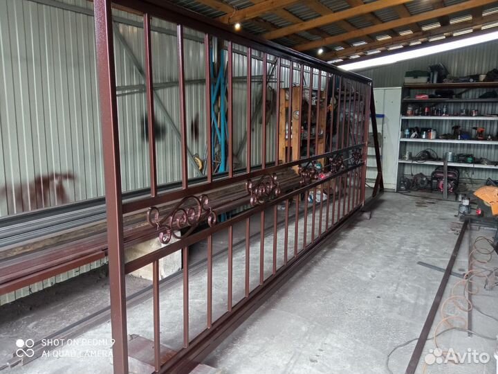 Откатные ворота от производителя с автоматикой