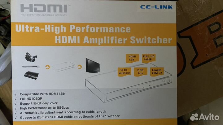 Селектор hdmi Ce-Link U300