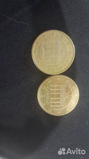 Монеты евро