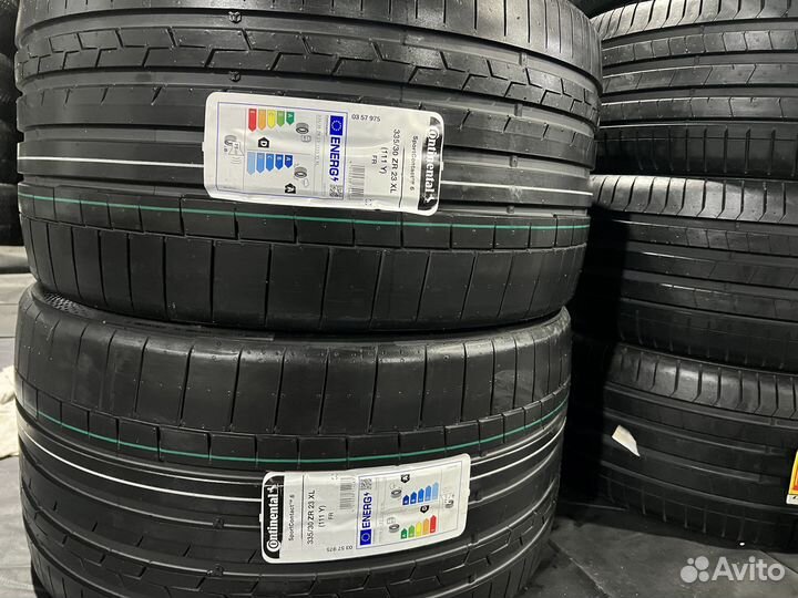 Continental ContiSportContact 6 295/35 R23 и 335/30 R23 112Y