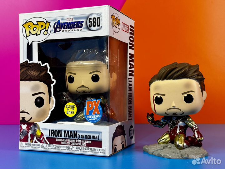 Funko Pop Marvel 580 I am Iron Man (Avengers GitD)