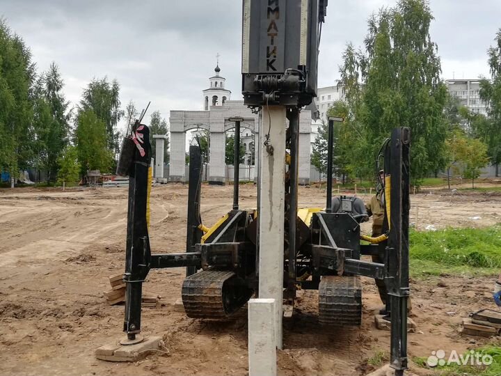 Забивка жб свай