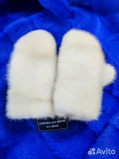 Варежки норковые