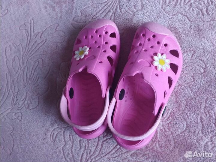 Купальник для девочки 98 и сабо 24