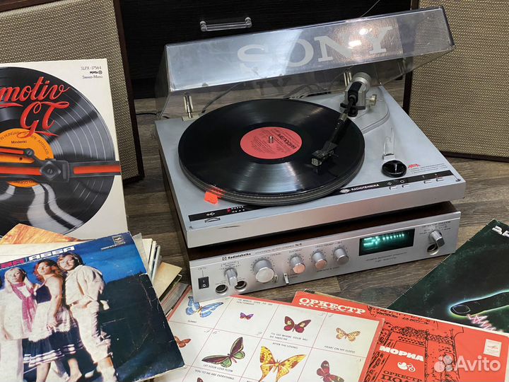 Радиотехника ария102, усилителем у101, колонки