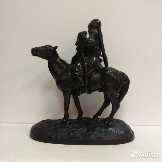 Статуэтка Прощание казака. Чугун. СССР