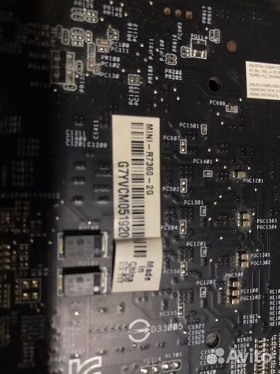 Видеокарта asus mini r7 360 2GB