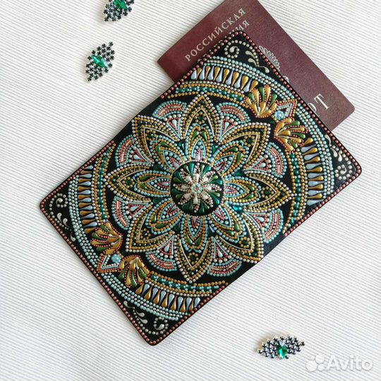 Обложка для паспорта натуральная кожа