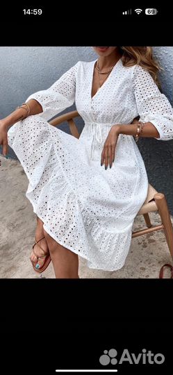 Платье женскоеХлопок