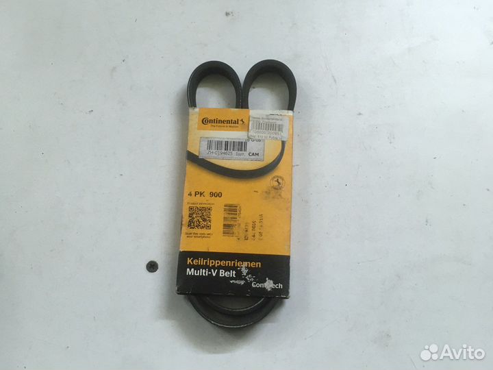 Ремень поликлиновой, 4PK900, Contitech, 4PK900