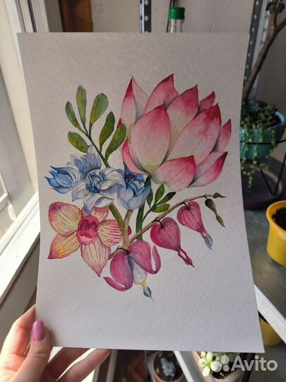 Картина акварель