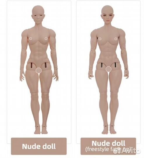 Шарнирная кукла бжд 1/4