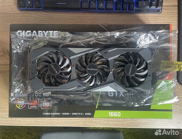 Видеокарта Gigabyte GeForce GTX 1660 Gaming OC 6G