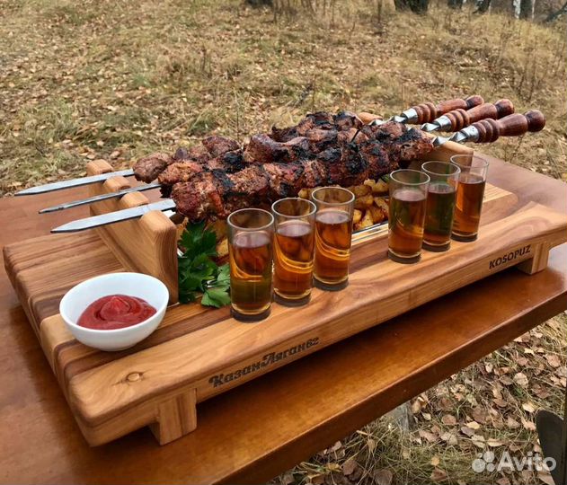 Поднос для подачи из дерева