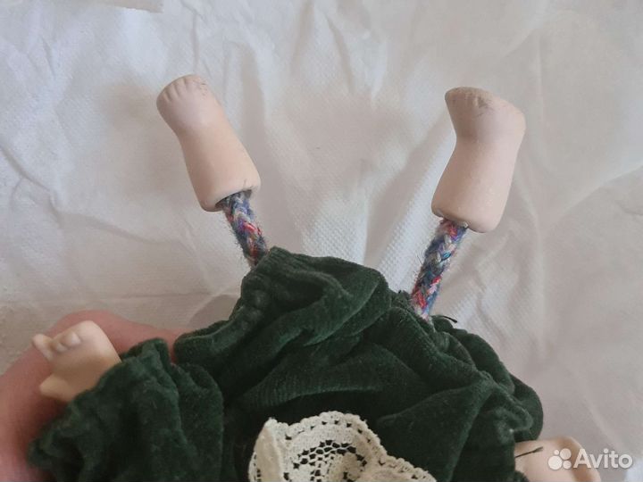 Вышлю винтаж 50е Италия миниатюра пупсик15см фарф