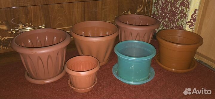 Горшки разные