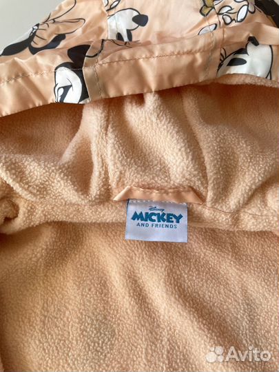 Комбинезон ветровочный на флисе 98/104