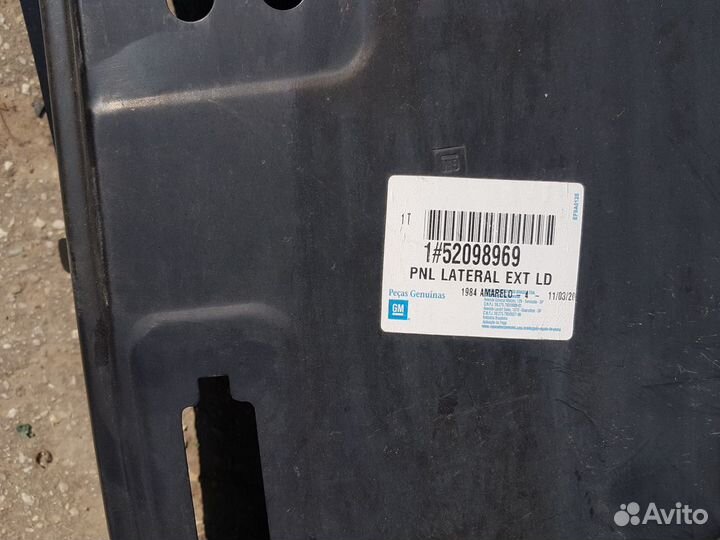 Боковина кузова правая Chevrolet Cobalt, Ravon R4