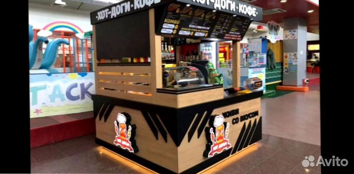 Торговый островок для точки подаж