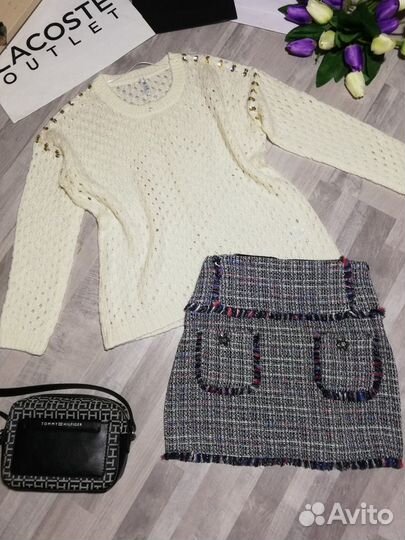 Вещи пакетом: платья, юбки, пиджаки, джинсы