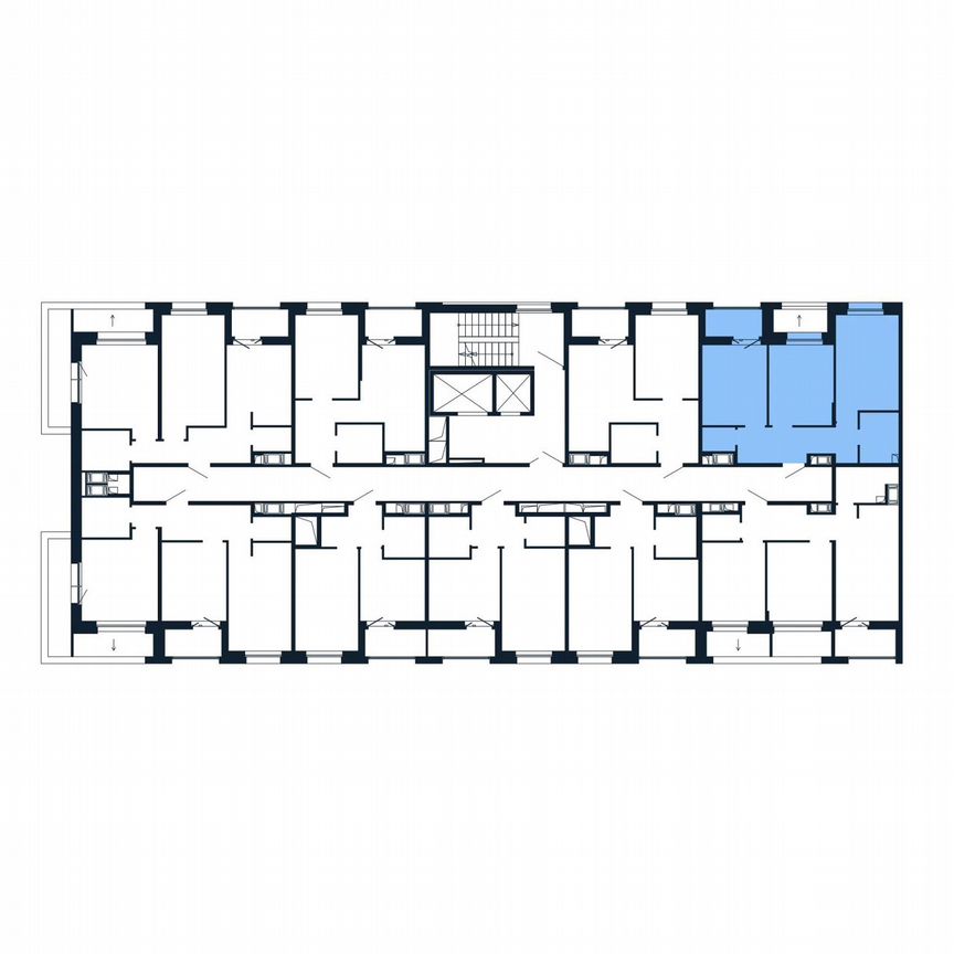 2-к. квартира, 50,8 м², 11/12 эт.