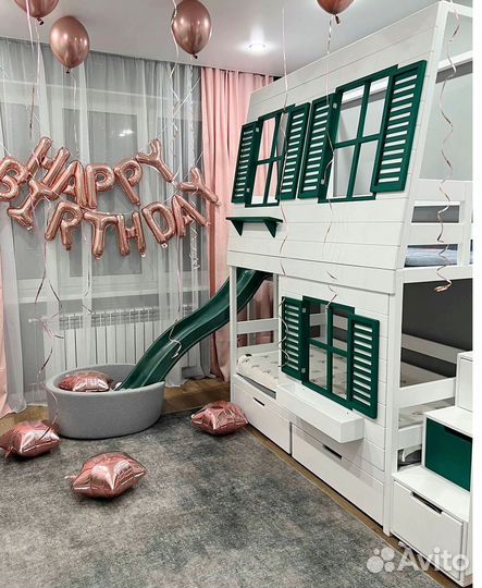 Новая детская кровать домик