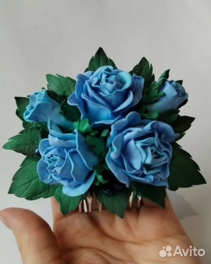 Аксессуары из фоамирана (резинки, заколки, броши)