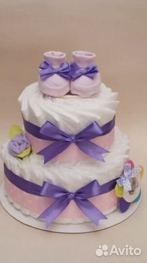 Торт из памперсов,торт на заказ