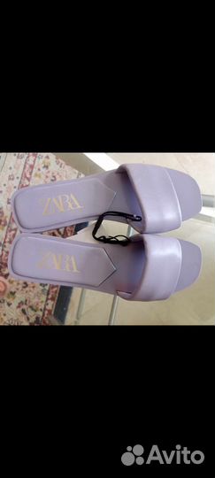 Сандалии zara 38 размер новые натуральная кожа