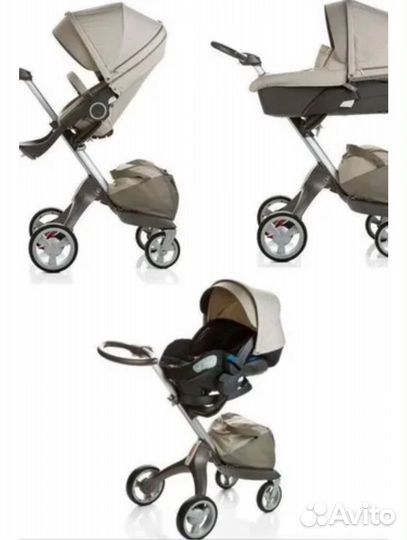 Коляска stokke xplory 3 в 1