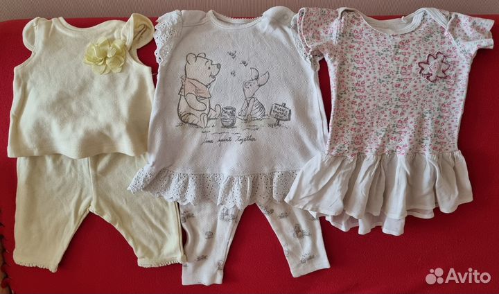 Комплекты с платьями детские для новорождённых