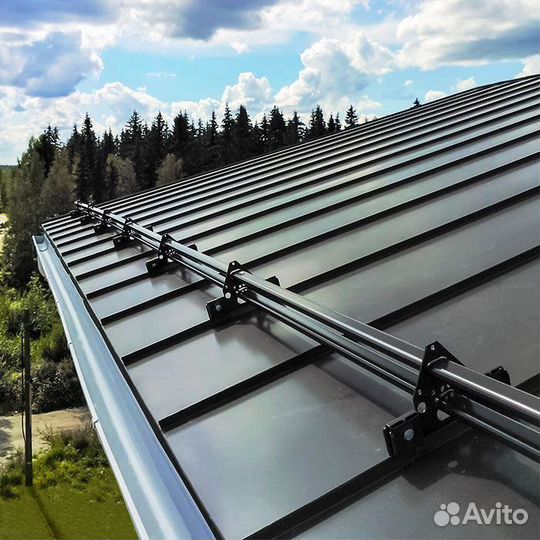 Снегозадержатели Монтаж снегозадержателей