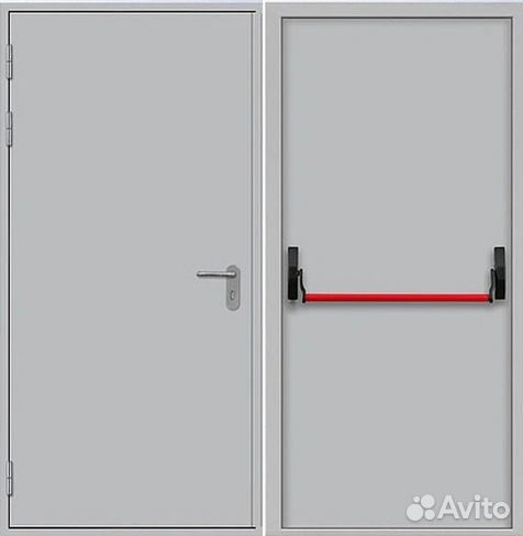 Технические двери металлические